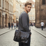 Porte-documents en cuir vintage – élégance et durabilité - Vignette | Sacs pour tous