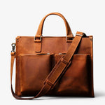 Porte-documents cuir homme double poche vintage - Vignette | Sacs pour tous