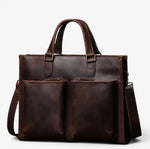 Porte-documents cuir homme double poche vintage - Vignette | Sacs pour tous