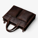 Porte-documents cuir homme double poche vintage - Vignette | Sacs pour tous