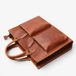 Porte-documents cuir homme double poche vintage - Vignette | Sacs pour tous