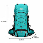 Sac à dos 60L trekking – Housse pluie & confort - Vignette | Sacs pour tous
