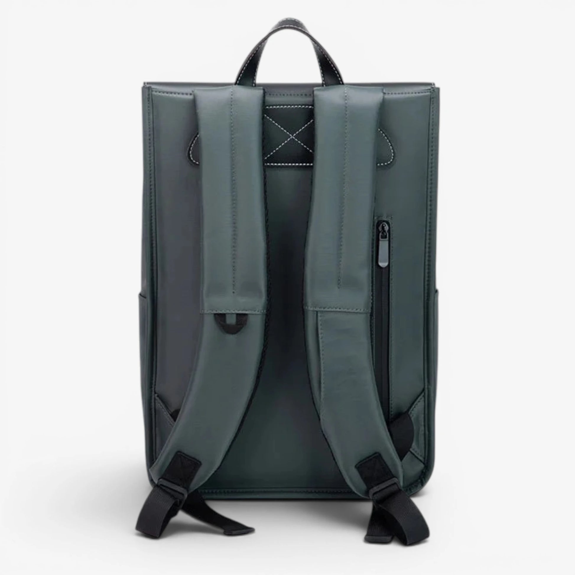Vue arrière du sac à dos business homme avec bretelles rembourrées ergonomiques