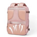 Sac à dos cabine avion – compact avec port USB et compartiment chaussures - Vignette | Sacs pour tous