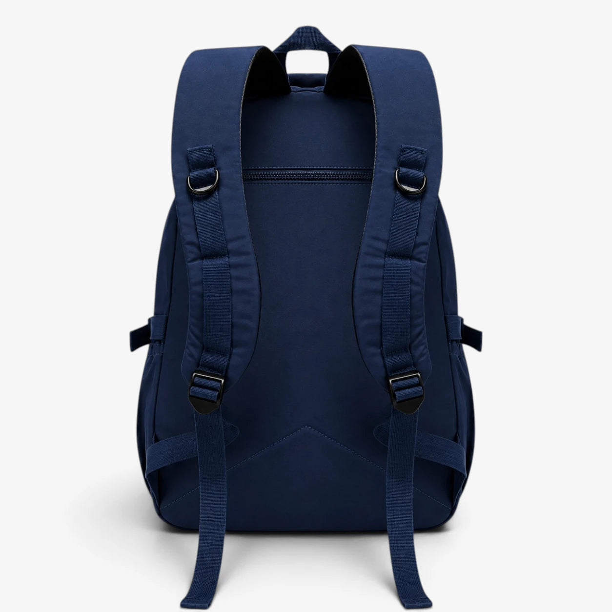 Dos du sac à dos collège bleu marine avec bretelles rembourrées ajustables