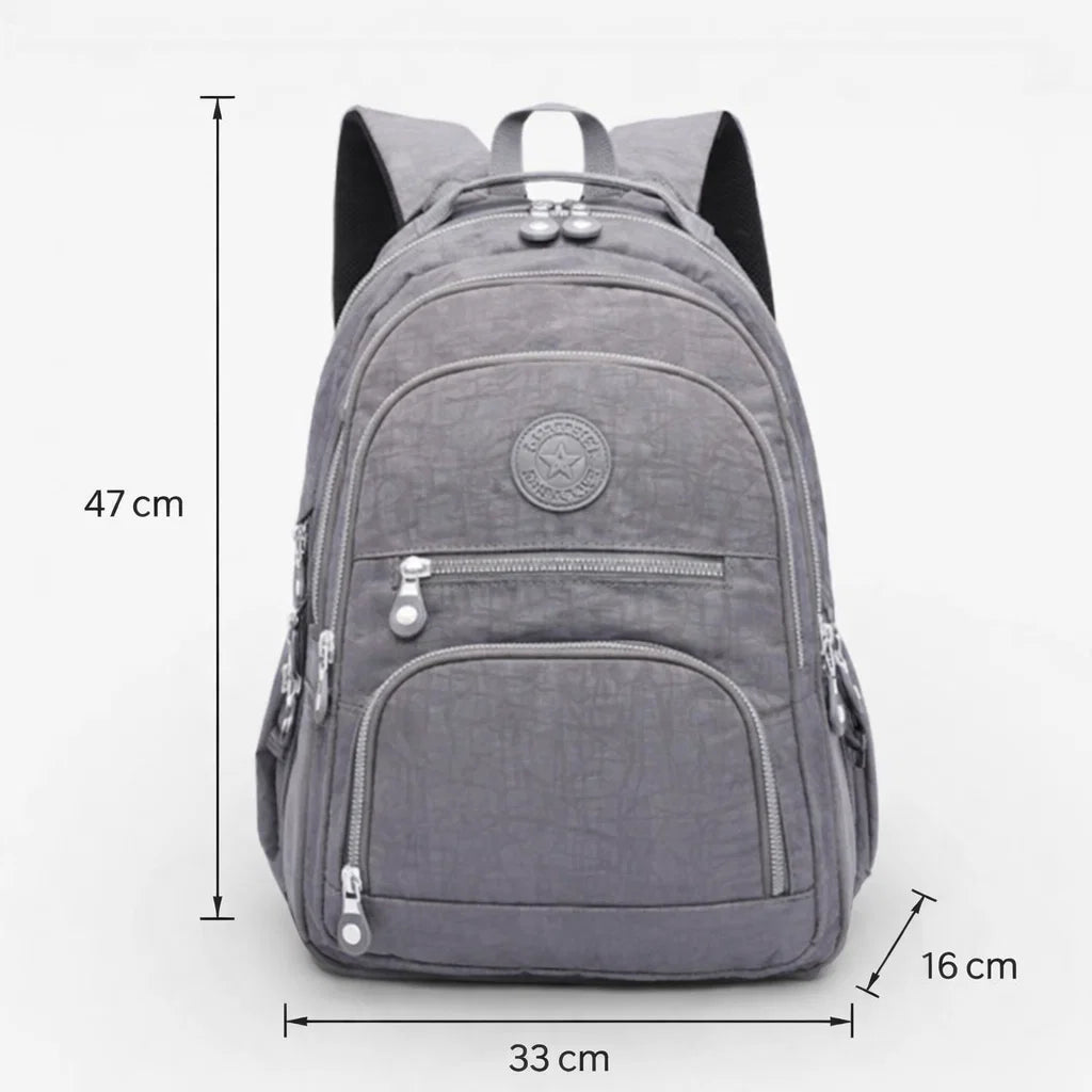 Dimensions sac à dos collège garçon gris 33 x 16 x 47 cm