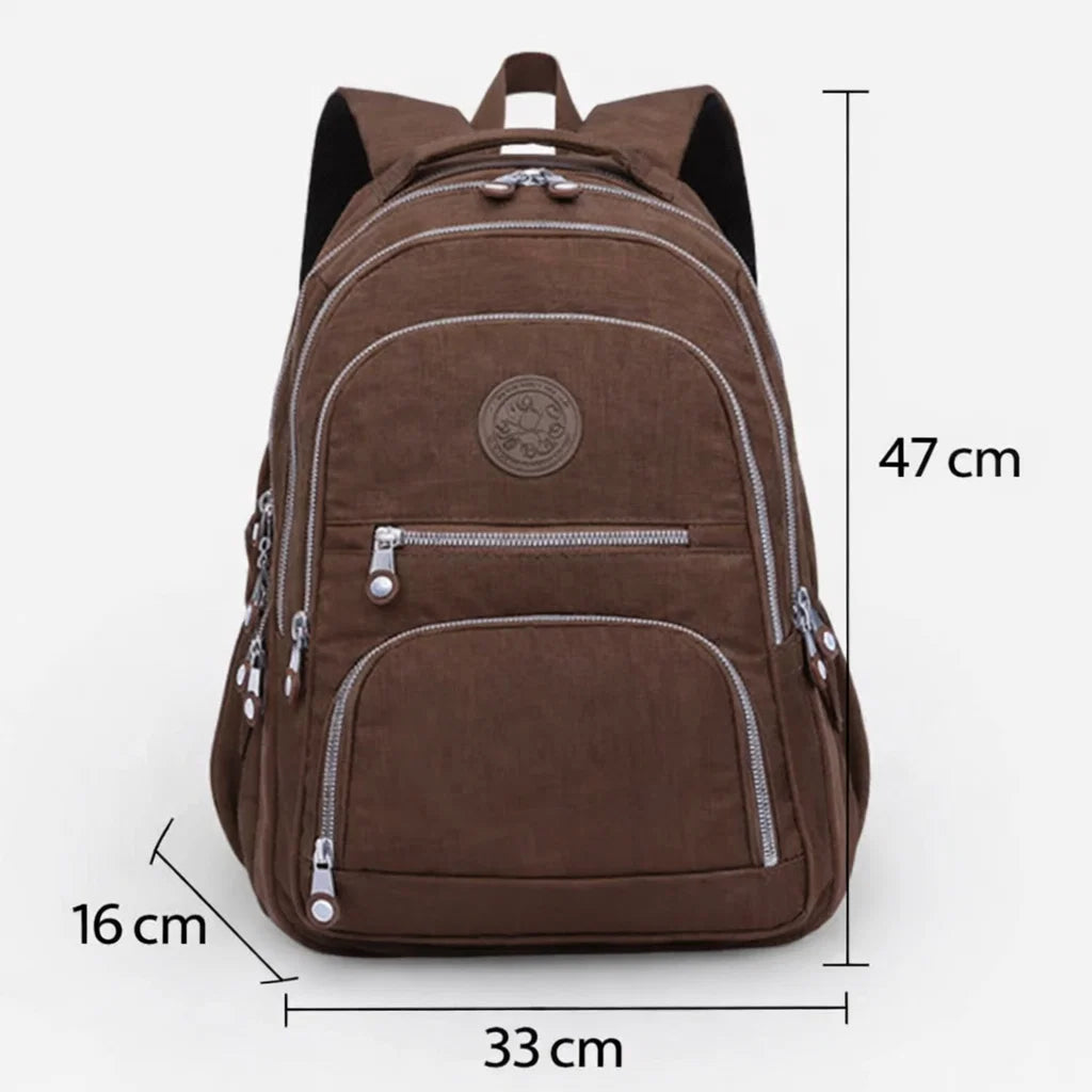 Dimensions sac à dos collège garçon marron 33 x 16 x 47 cm