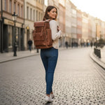 Sac à dos vintage cuir de vachette femme et homme - Vignette | Sacs pour tous