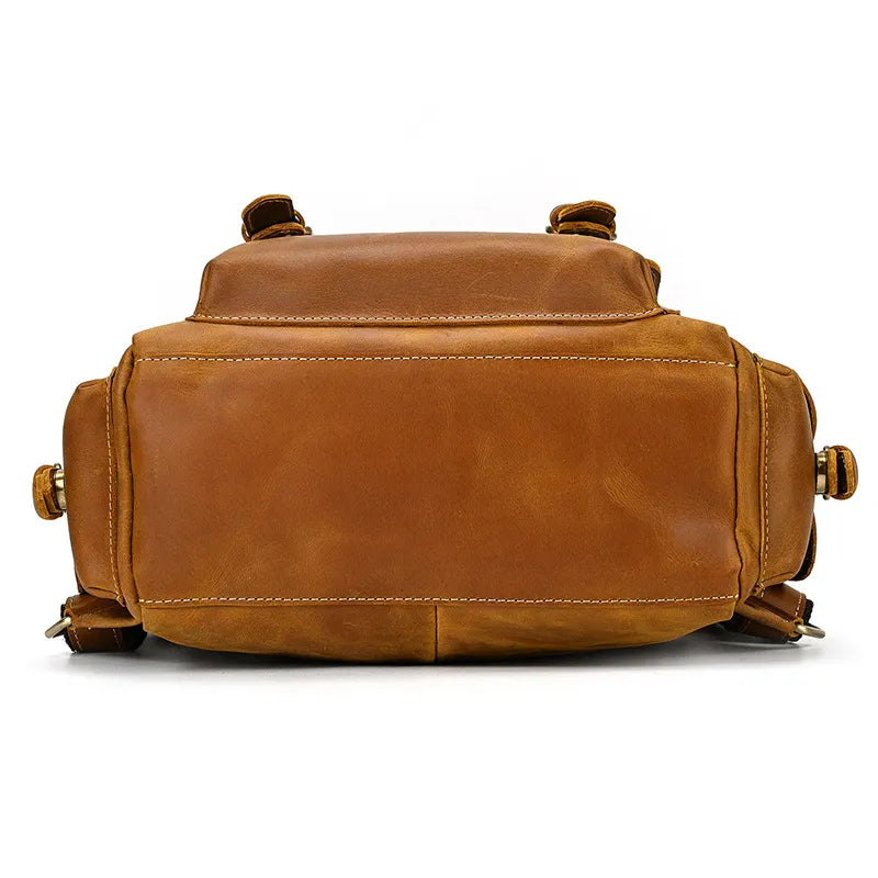 base sac à dos cuir homme vintage fond renforcé stabilité et durabilité