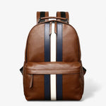 Sac à dos cuir homme – bandes contrastées élégantes - Vignette | Sacs pour tous