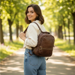 Sac à dos artisanal en cuir de vachette – vintage et durable - Vignette | Sacs pour tous