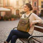 Sac à dos cuir de vachette motif ethnique – Élégance artisanale et authenticité - Vignette | Sacs pour tous