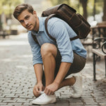 Sac à dos en cuir de vachette  vintage pour homme – Élégance intemporelle - Vignette | Sacs pour tous