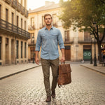 Sac à dos vintage en cuir de vachette pour homme - Vignette | Sacs pour tous
