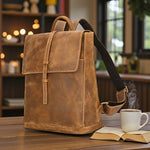 Sac à dos vintage en cuir de vachette pour homme - Vignette | Sacs pour tous