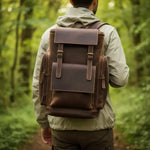 Sac à dos vintage cuir de vachette femme et homme - Vignette | Sacs pour tous