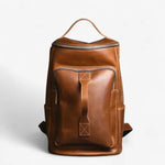 Sac à dos en cuir vintage homme à double poignée – format 35L - Vignette | Sacs pour tous