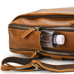 Sac à dos cuir véritable 15,6 pouces – Vintage & professionnel - Vignette | Sacs pour tous