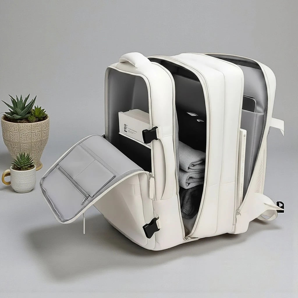 Sac à dos cabine 35L – Compartiments multiples avec rangements intérieurs pour documents, vêtements et tablette