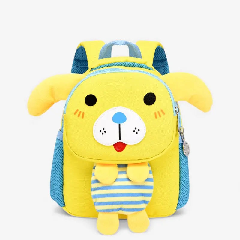 Sac à dos enfant motif chien version jaune