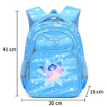 Sac à dos ergonomique 3 pièces fille fée bleue – École primaire & collège - Vignette | Sacs pour tous