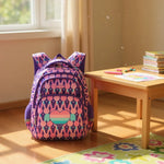 Sac à dos ergonomique 3 pièces fille violet – École primaire & collège - Vignette | Sacs pour tous