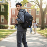 Sac à dos étudiant noir – grande capacité et multi-rangement - Vignette | Sacs pour tous