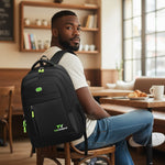 Sac à dos étudiant noir – grande capacité et organisation optimale - Vignette | Sacs pour tous