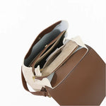 Sac à dos femme cuir véritable bicolore – élégant et structuré - Vignette | Sacs pour tous