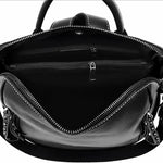 Sac à dos femme cuir véritable noir – Élégant, sécurisé et moderne - Vignette | Sacs pour tous
