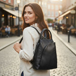 Sac à dos cuir femme pour femmes actives – élégant et mains libres - Vignette | Sacs pour tous