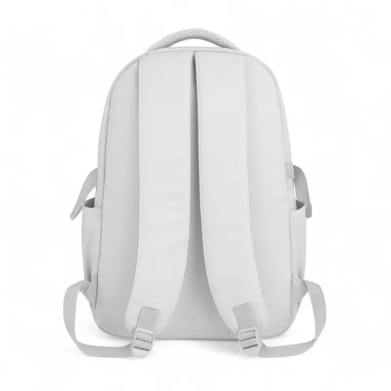 Sac à dos scolaire grande capacité – vue arrière avec bretelles épaisses ajustables et poignée renforcée pour lycéens et étudiants