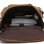 Sac à dos homme vintage en toile – grande capacité et style rétro - Vignette | Sacs pour tous