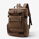 Sac à dos homme vintage en toile – grande capacité et style rétro - Vignette | Sacs pour tous