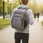 Sac à dos lycée avec port USB et compartiment ordinateur - Vignette | Sacs pour tous