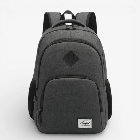 Sac à dos lycée noir pour ordinateur portable avec port USB grande capacité