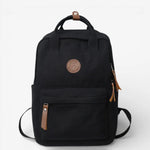 Sac à dos lycée unisexe en toile résistante rétro - Vignette | Sacs pour tous