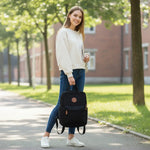 Sac à dos lycée en velours côtelé unisexe - Vignette | Sacs pour tous