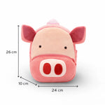 Sac à dos maternelle en peluche rose cochon - Vignette | Sacs pour tous