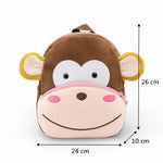 Sac à dos maternelle en peluche singe - Vignette | Sacs pour tous