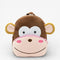 Sac à dos maternelle en peluche singe pour enfant