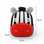 Sac à dos maternelle en peluche zèbre - Vignette | Sacs pour tous