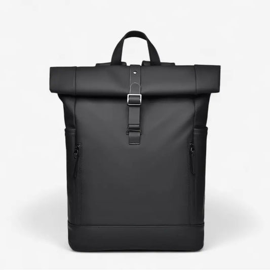 Sac à dos ordinateur noir imperméable – design sobre et élégant