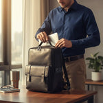 Sac à Dos Ordinateur Cuir Homme 15,6 Pouces - Vignette | Sacs pour tous