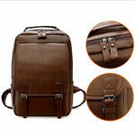 Sac à dos ordinateur cuir synthétique – imperméable et pratique - Vignette | Sacs pour tous