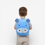 Sac à dos maternelle en peluche hippopotame - Vignette | Sacs pour tous