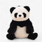 Sac à dos peluche panda noir et blanc pour enfant en maternelle, doux et pratique