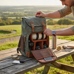 Sac à dos photo en toile cirée – vintage, étanche et modulable - Vignette | Sacs pour tous