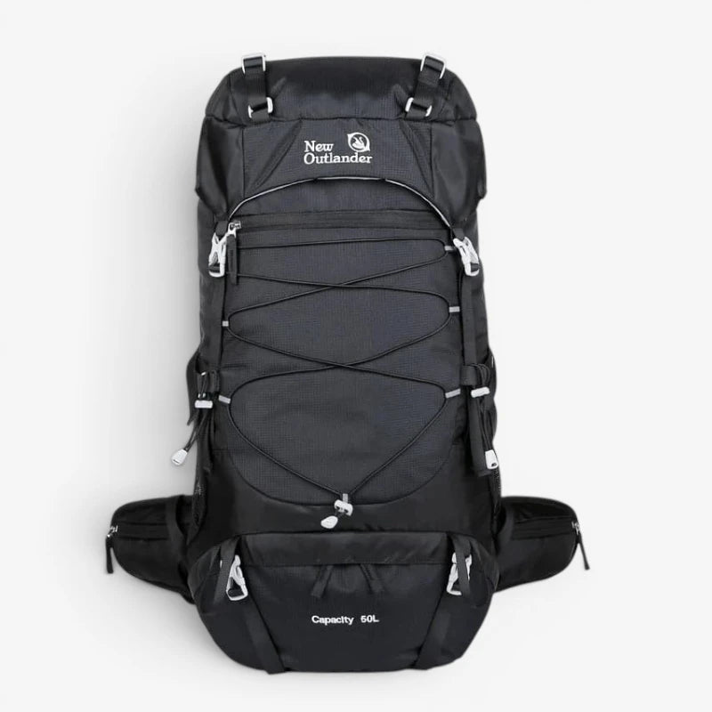 Sac à dos de randonnée 50L noir spacieux et pratique