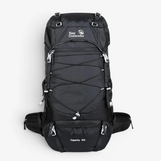 Sac à dos de randonnée 50L noir spacieux et pratique